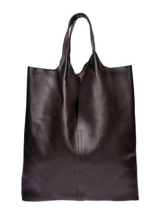 Anna Luchini Bordeauxrood Rundleer Tas