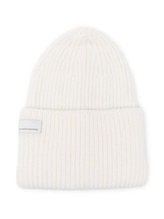 Nine In The Morning ribbed wool beanie - unisex - Wool - One Size - Neutrals