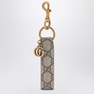 Gucci Ophidia Keychain In Gg Supreme Fabric