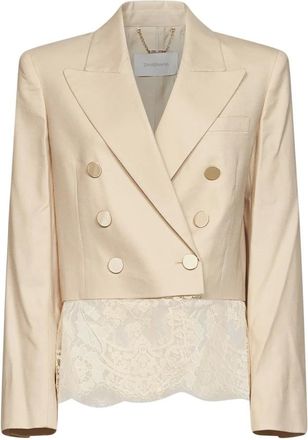 Zimmermann Chaqueta corta Valiant - Jackets - Mujer - Beige - M