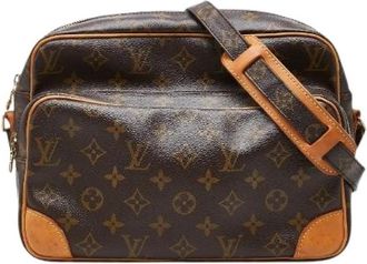 Louis Vuitton Pre-owned Monogram Schoudertas - Dames - Vintage Schoudertas - Bruin - ONE Size - Leer - Vintage