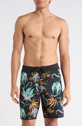 Volcom Infuse Swim Trunks in Black Green at Nordstrom Rack, Size 31