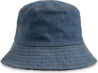 Burberry Denim Bucket Hat - Heren - Hoeden - Blauw - XL - Denim - Accessoires