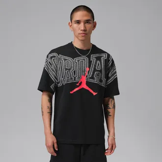 Nike Jordan Mens Jordan Graphic T-Shirt in Black | IQ0708-010