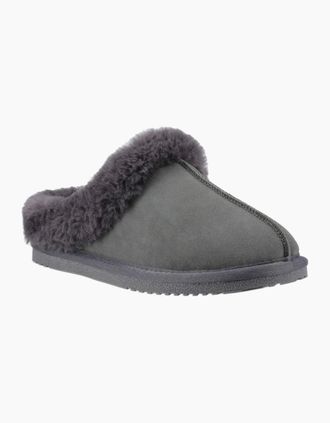 Hush Puppies Womens Amara Womens Slippers - Grey - Size: 3