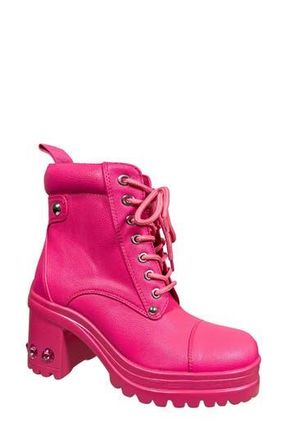 Ninety Union Thunder Lug Sole Boot in Fuchsia at Nordstrom Rack, Size 4