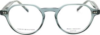 Tommy Hilfiger TH2128 Round Frame Eyeglasses - Teal