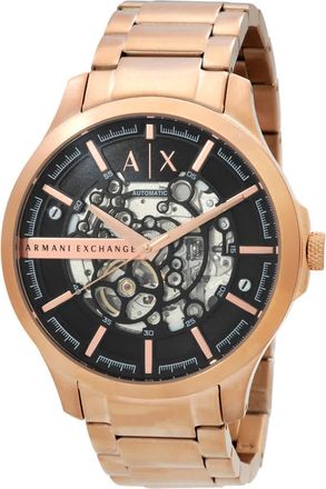 A|X Armani Exchange Automatic Black Dial Mens Watch AX2456