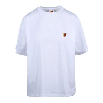 Sky High Farm SKY High Farm - T-shirt - Dames - Tops - Wit - Maat: XL Katoen