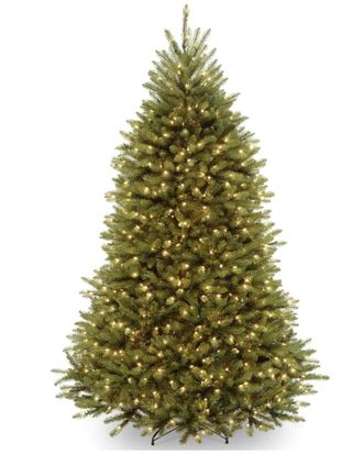 National Tree Company 7.5ft Dunhill Fir Hinged Tree with 750 Clear Lights