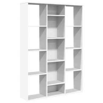Berkfield Home Room Divider/Book Cabinet White 100x24x140 cm Engineered Wood | Size: 100 x 24 x 140 cm