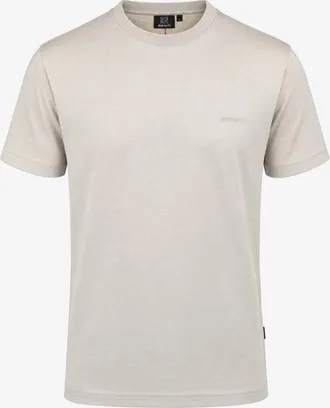 Genti Flower Backprint T-shirt | Beige