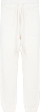 Off-white White Cotton 3D Diag Knit Pants