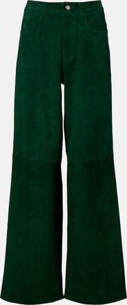 Stouls Mytheo suede wide-leg pants