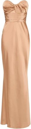 Elisabetta Franchi Kleedjes, Dames, Roze, XS, Polyester, Rode Loper Jurk