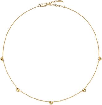 Missoma Molten Heart 18k Gold Vermeil Choker Necklace - One Size