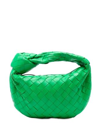 Bottega Veneta 2012-2025 Mini Nappa Intrecciato Jodie hobo bag - women - Nappa Leather - One Size - Green
