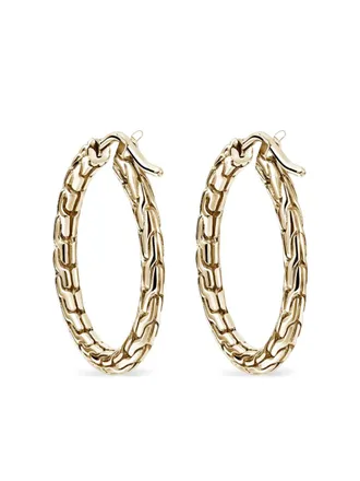 John Hardy 14K yellow gold JH Essential 22MM hoop earrings