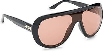 Quay Set List Fashion Sunglasses Black/Brown, Plastic/Polycarbonate
