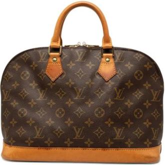 Louis Vuitton Pre-owned Alma PM - Dames - Vintage Handtas - Bruin - ONE Size - Leer - Vintage