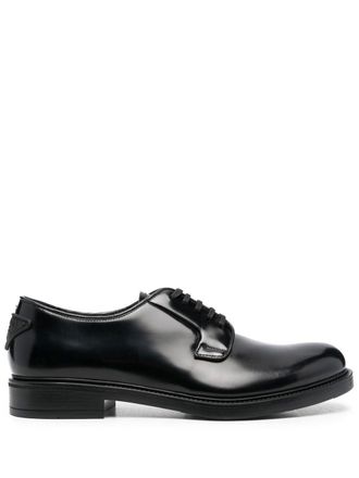 Prada lace-up Derby shoes - Black