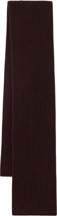 Marc O'Polo Katoenen gebreide sjaal - Dames - Wintersjaals - Bruin - ONE Size - Katoen - Accessoires