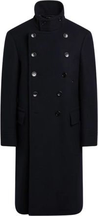 Tom Ford Double-Breasted Coats - Heren - Mantel - Blauw - XL - Jassen