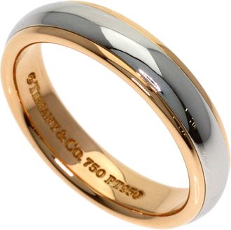 Tiffany & Co. Yellow Gold (18K) Platinum 950 Band Ring (Pre-Owned)