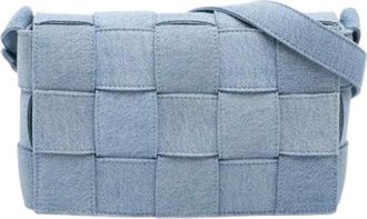 Bottega Veneta Pre-owned Cross Body Bags, female, Blue, Size: ONE SIZE Pre-owned The Cassette