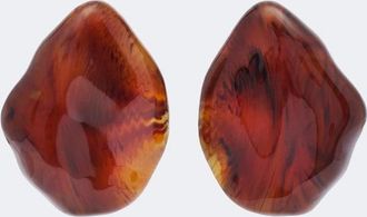 Victoria Beckham Ambra gold-plated clip-on earrings
