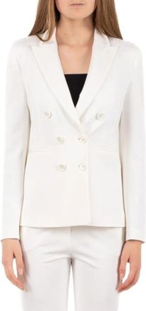 Pinko Giacca - Dames - Blazers - Wit - XL - Jassen