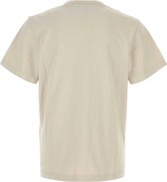 Entire studios Mens Sand Cotton T-Shirt Offwhite Exterior