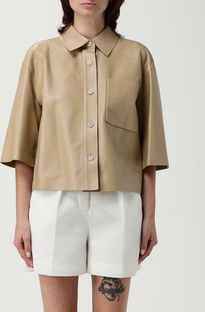 Max Mara Overshirt Max Mara in pelle