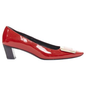 Roger Vivier Belle Vivier patent leather pumps
