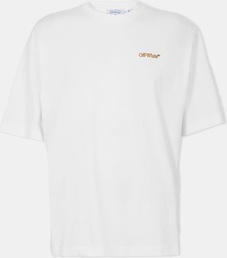 Off-white Mens Off White Arrow Skate T in White-Citrus - Size X-Large