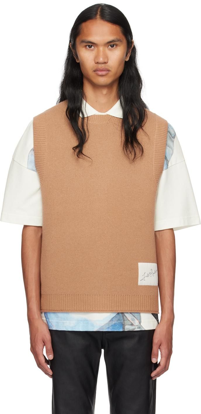 ベスト・ジレ JW ANDERSON Women Vests JO0248PG1717001 White JW ANDERSON Anchor embroidery vest - Wendela van Dijk