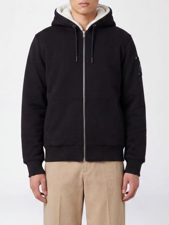 Moose Knuckles Cotton-Blend Hooded Zip-Up Sweatshirt with Kangaroo Pocket
