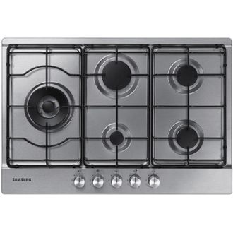 Samsung Na75m3130as Negro, Acero Inoxidable Integrado 75 Cm Encimera De Gas 5 Zona(s)