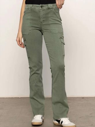 Sanctuary Sculpted Hayden Boot Cut Pants In Dark Spruce