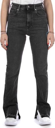 Replay Womens Jeans Sharljn Slim Flare Black Cotton - Size 27W/32L