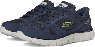 Skechers Track Ezral Hands Free Slip-in Mens Shoes Navy/Lime : 11.5 D - Medium, Synthetic