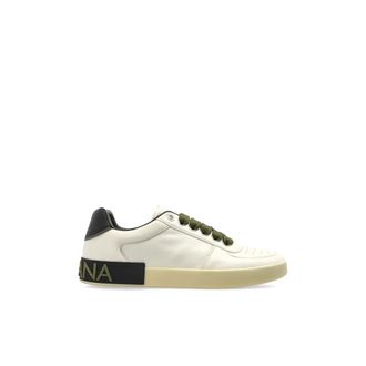 Dolce & Gabbana Schoenen, Heren, Beige, 40 EU, Leer, Portofino Sneakers
