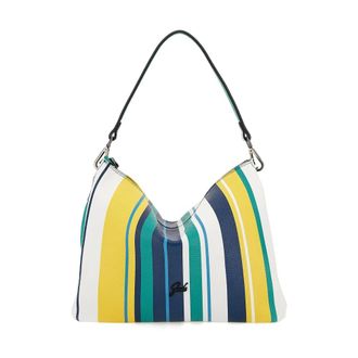 Gabs Shoulder Bags, female, Multicolor, Size: ONE SIZE White Leather Shoulder Bag Petra