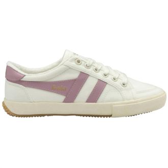 Gola Womens Stratus Plimsolls Sneaker In Off White/candy