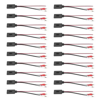 OEM 20 Adaptadores Para Coche, M&oacute;dulo De Audio Auxiliar Inal&aacute;mbrico Rca Universal, Cable De M&uacute;sica
