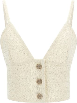 Alessandra Rich Polyester Tank Womens Tops