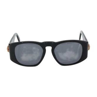 Chanel Pre-owned Accessories, female, Black, Size: ONE SIZE Pre-owned Vintage Rectangular Frame Sunglasses