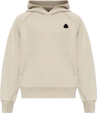 Moose Knuckles Hoodies & sweatvesten, Heren, Beige, XL, Katoen, The Hoodie