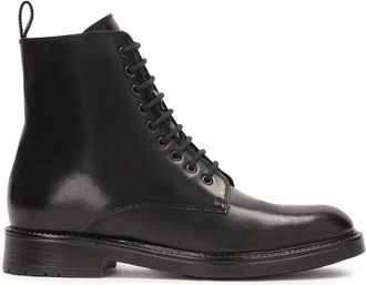 Kazar Klassieke leren laarzen - Dames - Veterlaarzen - Zwart - 37 EU - Leer - Schoenen