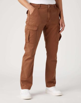 Wrangler Cargohose WRANGLER Wrangler Hosen Casey Jones Cargo, Herren, Gr. 31, L&auml;nge 34, braun, Obermaterial: 70% Baumwolle CO (CMIA). 30% Baumwolle CO., Hosen 